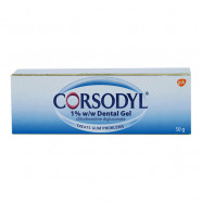 Купить Корсодил (Corsodyl) зубной гель 1% 50г в Красноярска